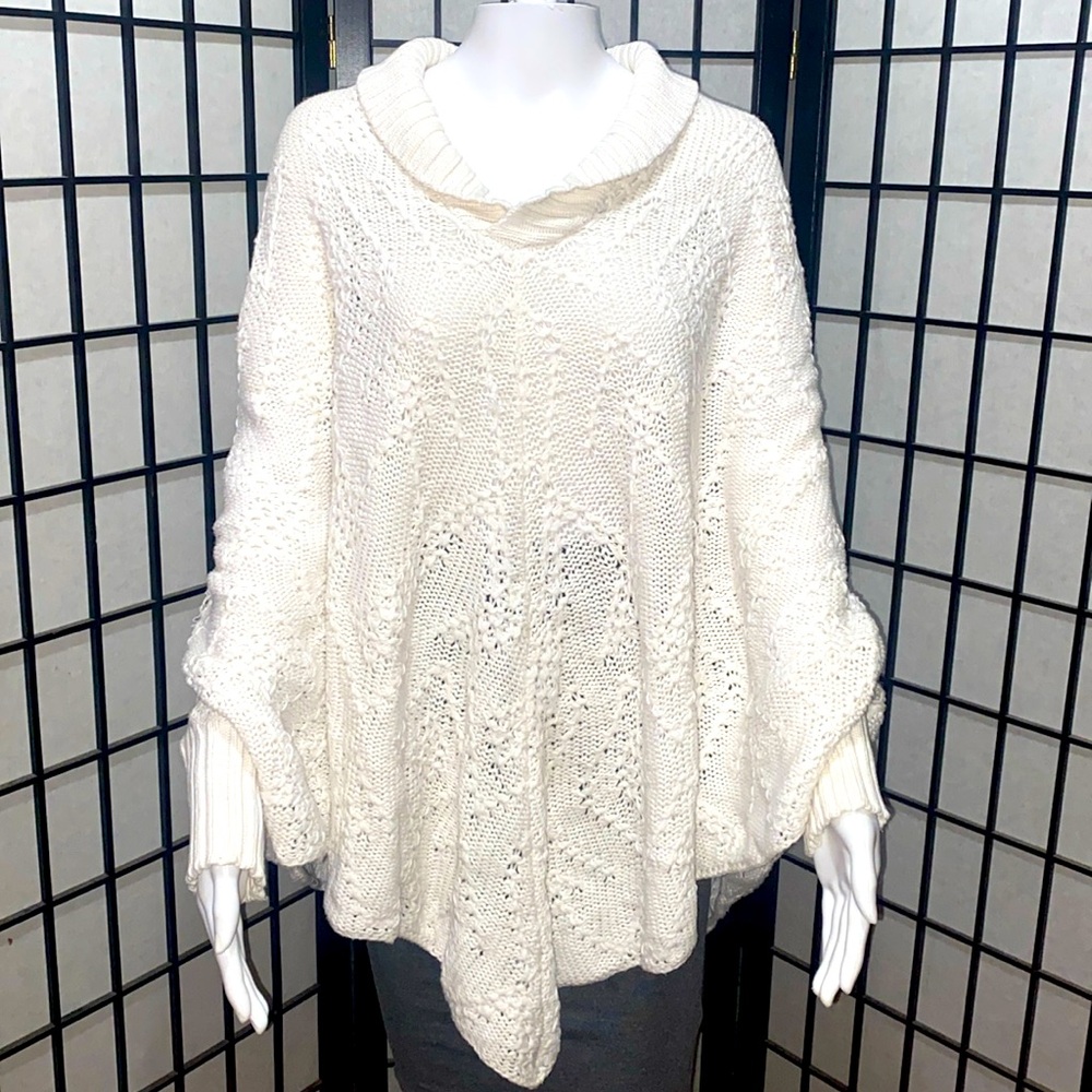 Population Knitted Poncho